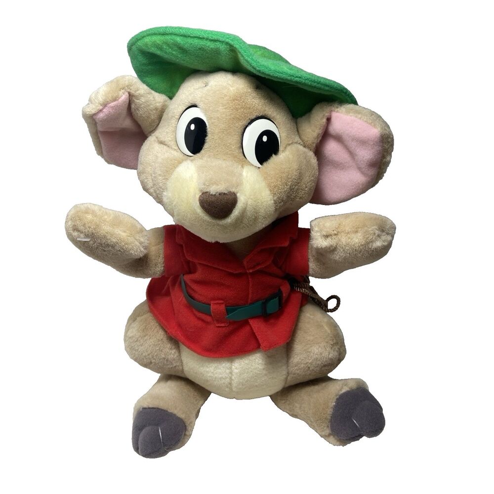 Disney Mouse Rescuers Down Under Bernard Plush Soft Toy Stuffed Animal 14"